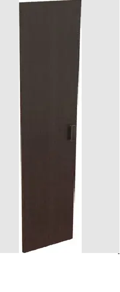 Дверь из ЛДСП к узкому стеллажу К-975. Ф Венге в Каргате - kargat.mebel54.com | фото