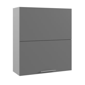 Гарда ВПГПМ 800 шкаф верхний высокий Blum Aventos (Белый/корпус Серый) в Каргате - kargat.mebel54.com | фото
