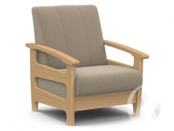 Кресло для отдыха Омега (бук лак/CATANIA LATTE) в Каргате - kargat.mebel54.com | фото