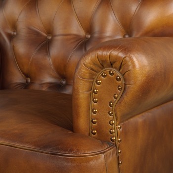 Кресло кожаное Чарльз в Каргате - kargat.mebel54.com | фото