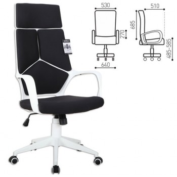 Кресло офисное BRABIX Prime EX-515 (черная ткань) в Каргате - kargat.mebel54.com | фото