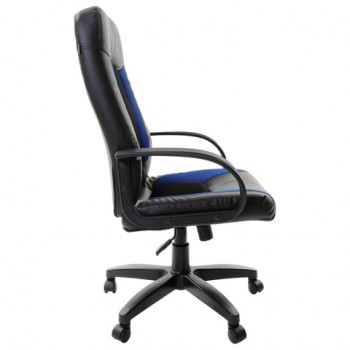Кресло офисное BRABIX Strike EX-525 (сине-черный) в Каргате - kargat.mebel54.com | фото