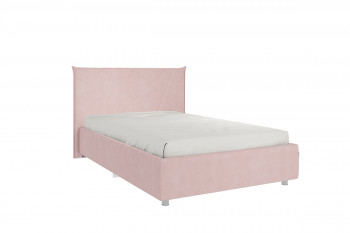 Кровать 1,2 Квест с основанием (Нежно-розовый велюр) в Каргате - kargat.mebel54.com | фото