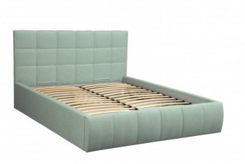 Кровать "Диана" ш. 1600 (Н=1010мм) (жаккард аква) в Каргате - kargat.mebel54.com | фото