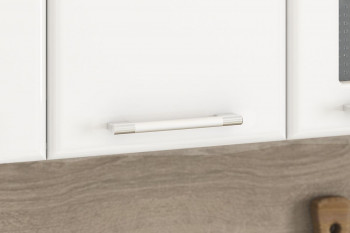 Кухонный гарнитур "Яна 1.8" белый/белый Кофе/зебрано в Каргате - kargat.mebel54.com | фото