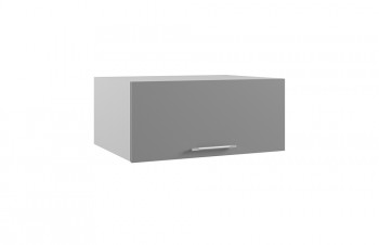 Лофт ГПГ 800 шкаф верхний горизонтальный глубокий (Бетон светлый/корпус Серый) в Каргате - kargat.mebel54.com | фото