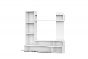 Мебель для гостиной "МГС 9" Белый / Цемент светлый в Каргате - kargat.mebel54.com | фото