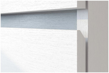 Модульная система "Токио" Пенал Белый текстурный / Белый текстурный в Каргате - kargat.mebel54.com | фото