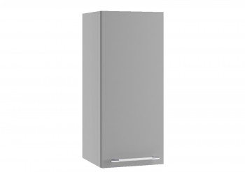 Монца ВП 300 шкаф верхний высокий (Белый софт/корпус Серый) в Каргате - kargat.mebel54.com | фото