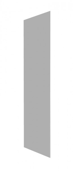 Панель торцевая ПН/ПНЯ М Ройс (для пеналов) Белый софт в Каргате - kargat.mebel54.com | фото