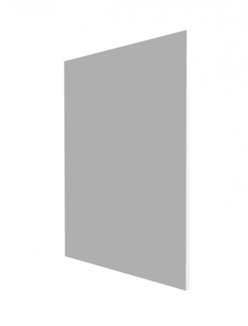 Панель торцевая С Ройс (для шкафов нижних) Белый софт в Каргате - kargat.mebel54.com | фото