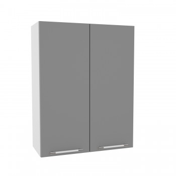 Ройс ВП 700 Шкаф верхний высокий (Черника софт/корпус Серый) в Каргате - kargat.mebel54.com | фото