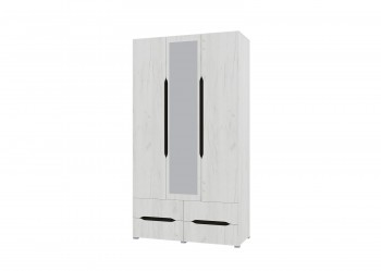 Шкаф 3-х створчатый с ящиками и зеркалом Вега (Прованс) в Каргате - kargat.mebel54.com | фото