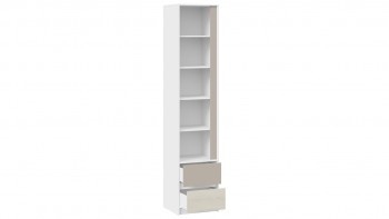 Шкаф для белья комбинированный «Сканди» Дуб Гарден/Белый/Глиняный серый в Каргате - kargat.mebel54.com | фото