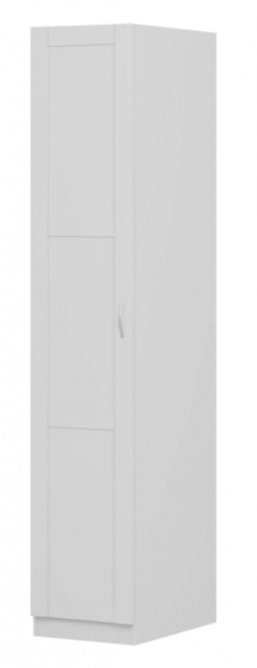 Шкаф однодверный Пегас сборный белый в Каргате - kargat.mebel54.com | фото