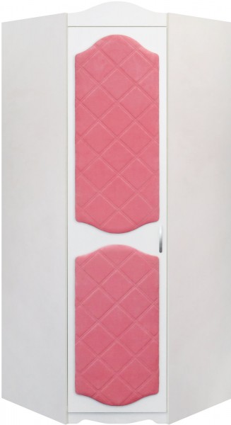 Шкаф угловой Иллюзия 89 Розовый в Каргате - kargat.mebel54.com | фото