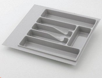 Вкладыш для кухонных принадлежностей, серый, Volpato 300 мм в Каргате - kargat.mebel54.com | фото
